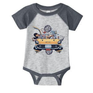 Space Family Cartoon Infant Baby Jersey Bodysuit