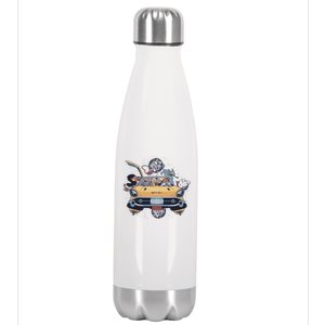 Space Family Cartoon Stainless Steel Insulated Water Bottle