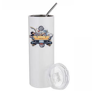 Space Family Cartoon Stainless Steel Tumbler