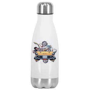 Space Family Cartoon Stainless Steel Insulated Water Bottle