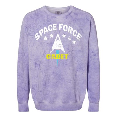 Space Force Cadet Colorblast Crewneck Sweatshirt