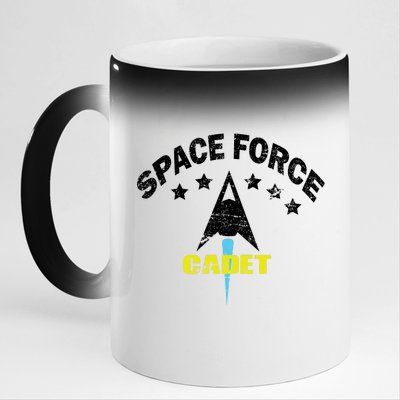 Space Force Cadet 11oz Black Color Changing Mug