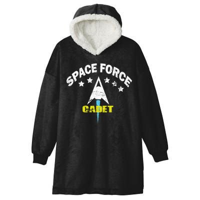 Space Force Cadet Hooded Wearable Blanket