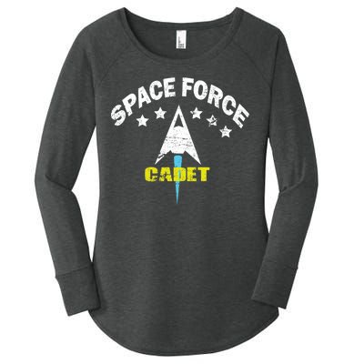 Space Force Cadet Women's Perfect Tri Tunic Long Sleeve Shirt