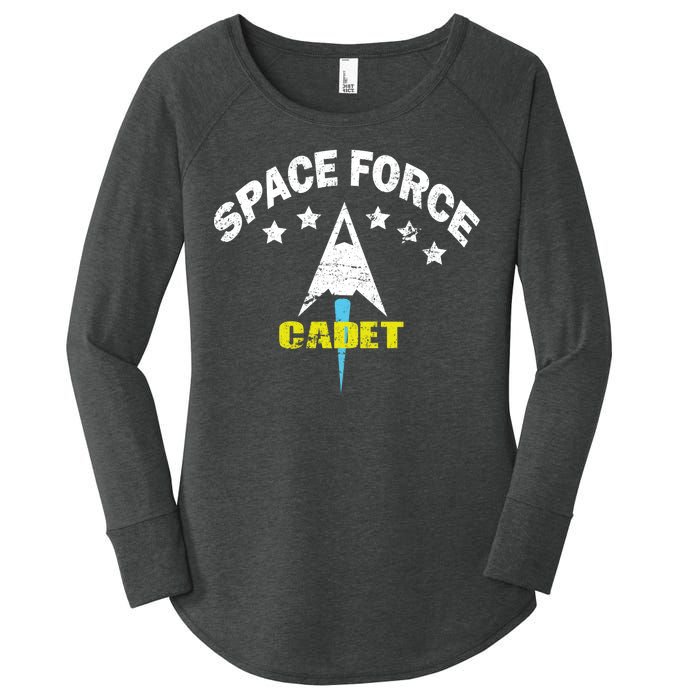 Space Force Cadet Women's Perfect Tri Tunic Long Sleeve Shirt