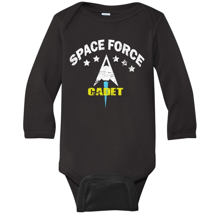 Space Force Cadet Baby Long Sleeve Bodysuit