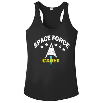 Space Force Cadet Ladies PosiCharge Competitor Racerback Tank