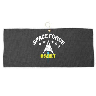 Space Force Cadet Large Microfiber Waffle Golf Towel