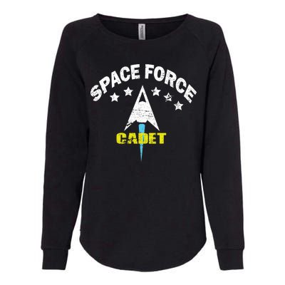 Space Force Cadet Womens California Wash Sweatshirt