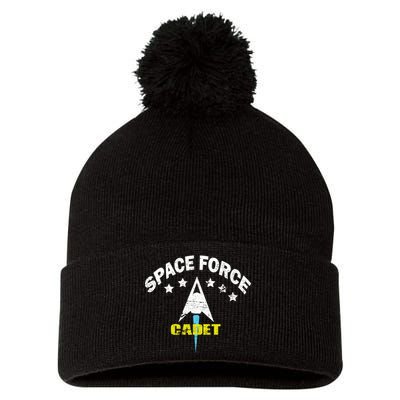 Space Force Cadet Pom Pom 12in Knit Beanie