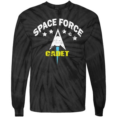 Space Force Cadet Tie-Dye Long Sleeve Shirt