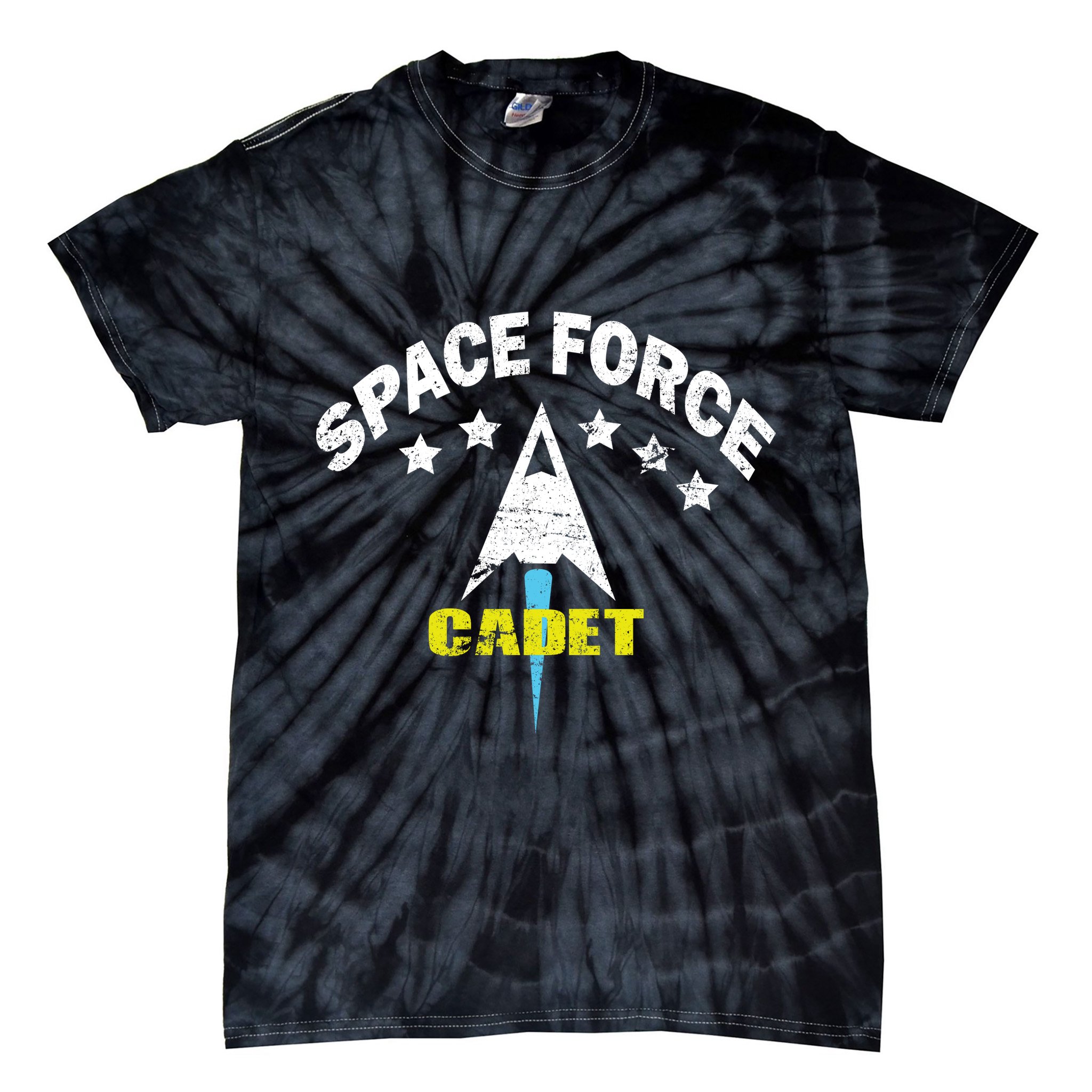 Space Force Cadet Tie-Dye T-Shirt