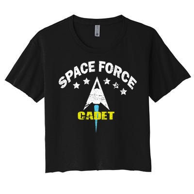 Space Force Cadet Women's Crop Top Tee