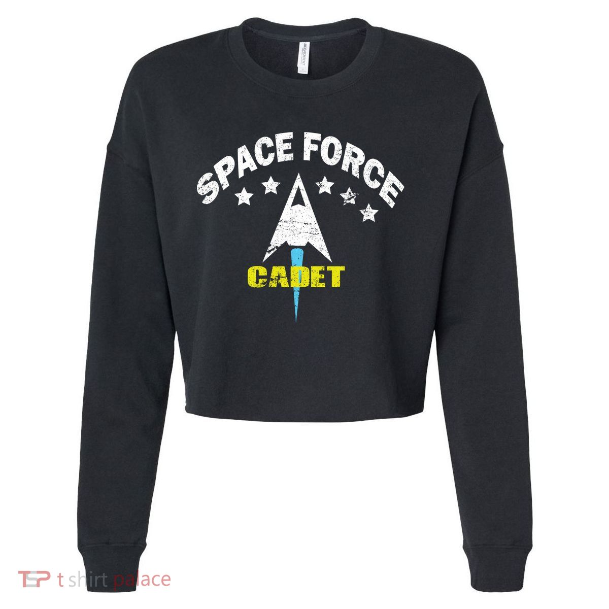 Space Force Cadet Cropped Pullover Crew