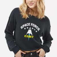 Space Force Cadet Cropped Pullover Crew