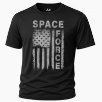 Space Force Grunge Flag Cooling Performance Crew T-Shirt