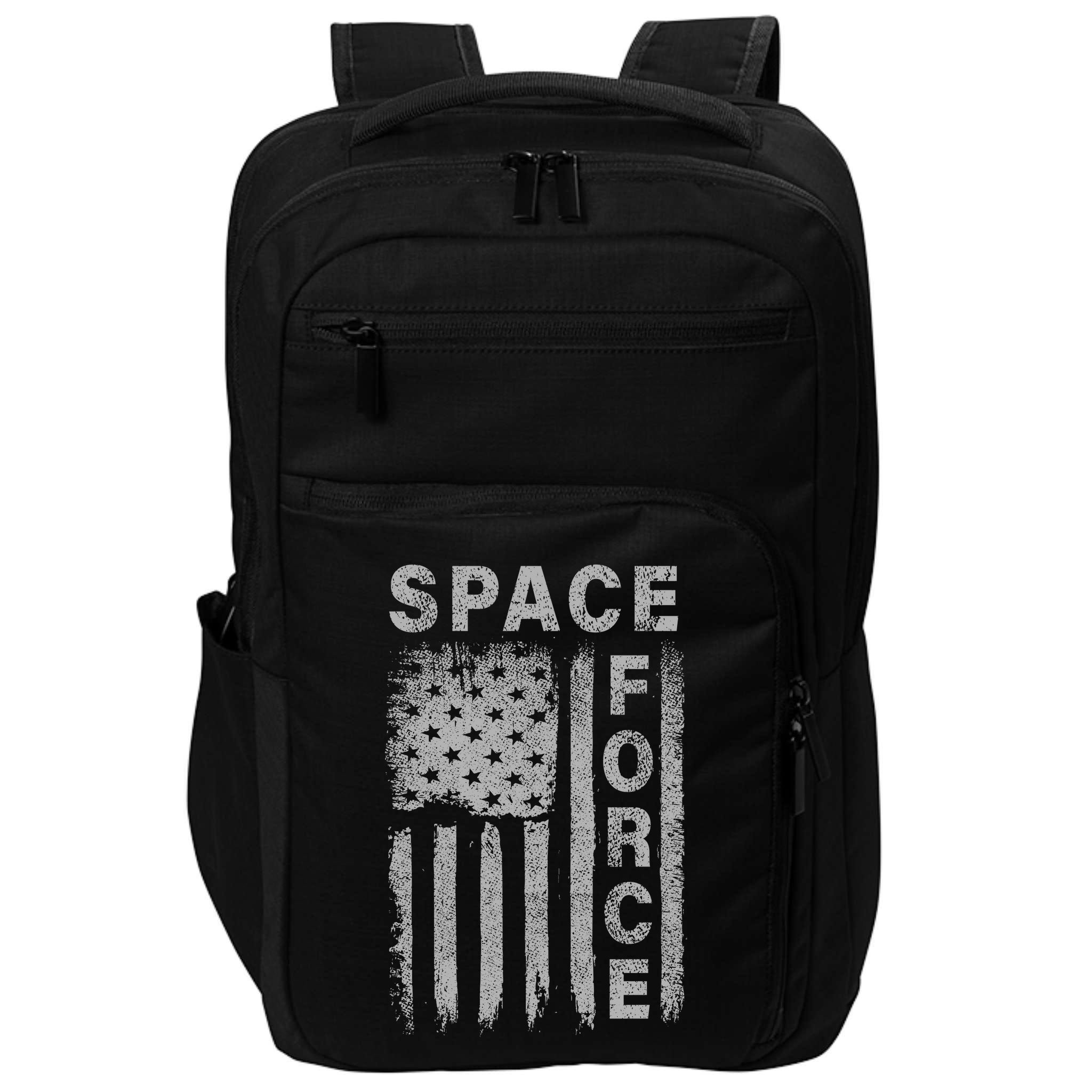 Space Force Grunge Flag Impact Tech Backpack