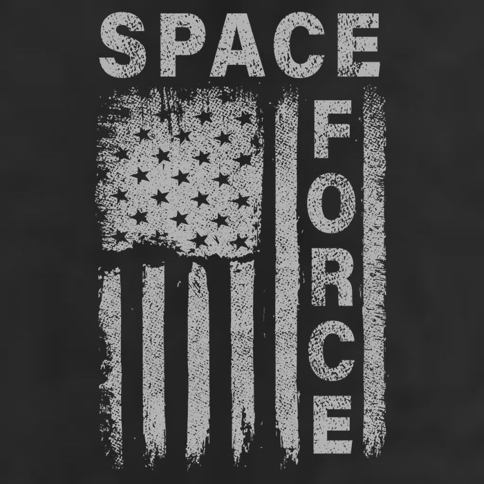 Space Force Grunge Flag Adult Drive Performance Visor