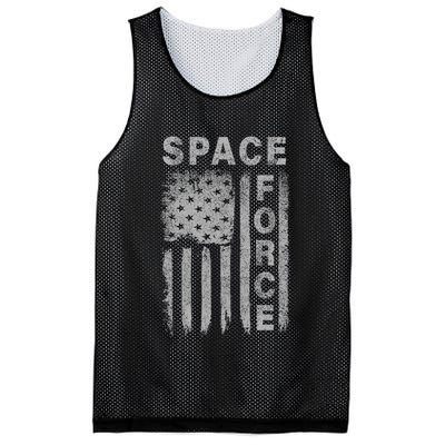 Space Force Grunge Flag Mesh Reversible Basketball Jersey Tank