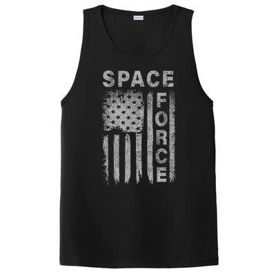 Space Force Grunge Flag PosiCharge Competitor Tank