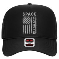 Space Force Grunge Flag Trucker Hat