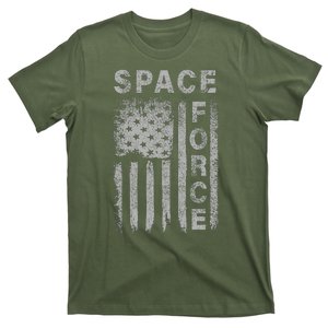 Space Force Grunge Flag T-Shirt