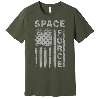 Space Force Grunge Flag Premium T-Shirt