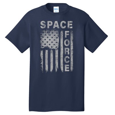 Space Force Grunge Flag Tall T-Shirt