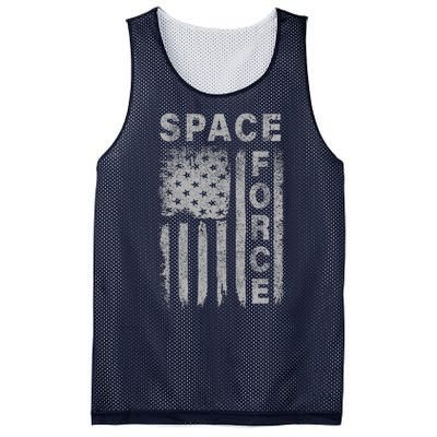 Space Force Grunge Flag Mesh Reversible Basketball Jersey Tank