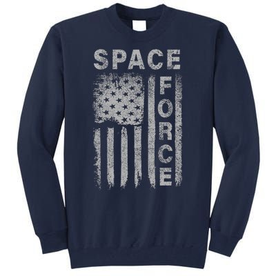 Space Force Grunge Flag Tall Sweatshirt