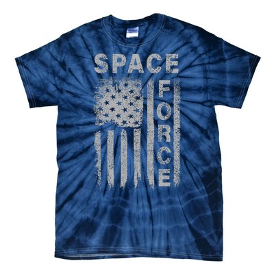 Space Force Grunge Flag Tie-Dye T-Shirt