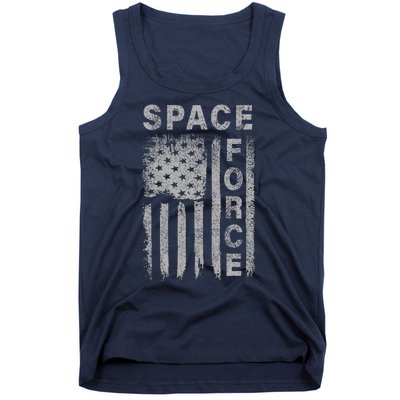 Space Force Grunge Flag Tank Top