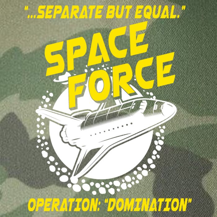 Space Force Operation Domination Legacy Tie Dye Trucker Hat