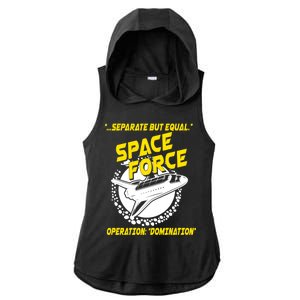 Space Force Operation Domination Ladies PosiCharge Tri-Blend Wicking Draft Hoodie Tank