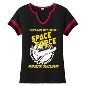 Space Force Operation Domination Ladies Halftime Notch Neck Tee