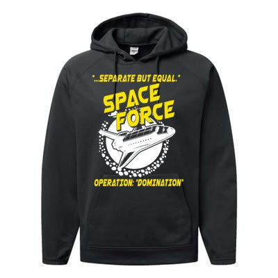 Space Force Operation Domination Performance Fleece Hoodie