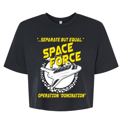 Space Force Operation Domination Bella+Canvas Jersey Crop Tee