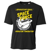 Space Force Operation Domination Cooling Performance Crew T-Shirt