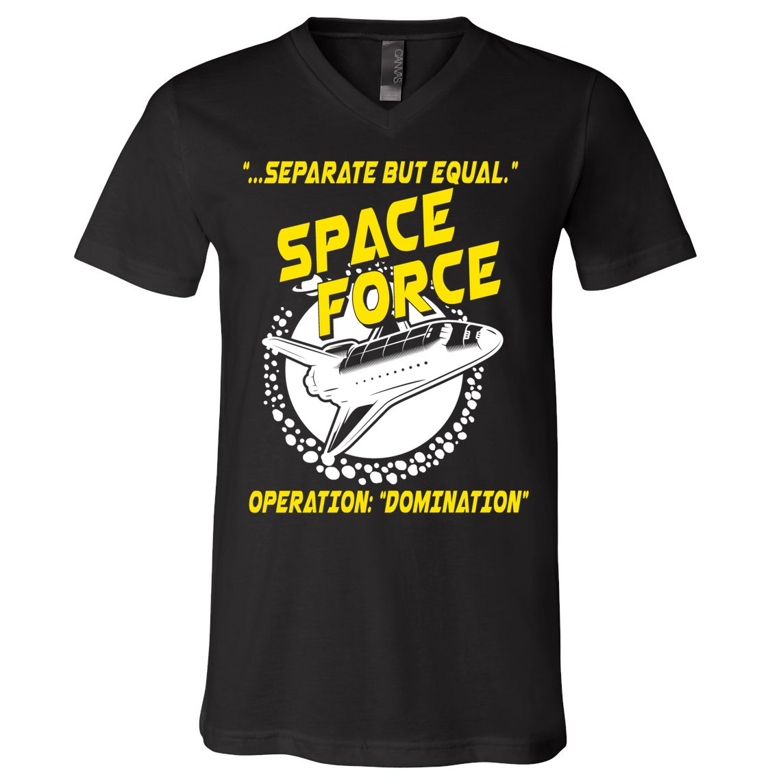 Space Force Operation Domination V-Neck T-Shirt