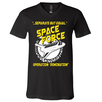 Space Force Operation Domination V-Neck T-Shirt