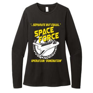 Space Force Operation Domination Womens CVC Long Sleeve Shirt