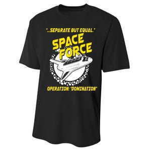 Space Force Operation Domination Performance Sprint T-Shirt