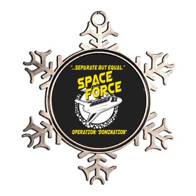 Space Force Operation Domination Metallic Star Ornament