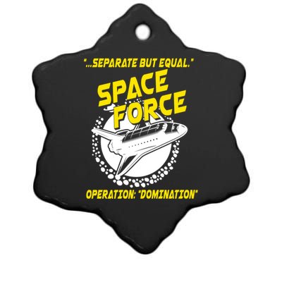 Space Force Operation Domination Ceramic Star Ornament