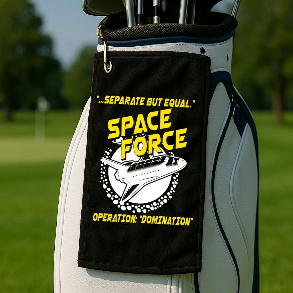Space Force Operation Domination Golf Towel