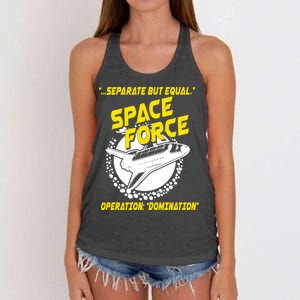 Space Force Operation Domination Women's Knotted Racerback Tank