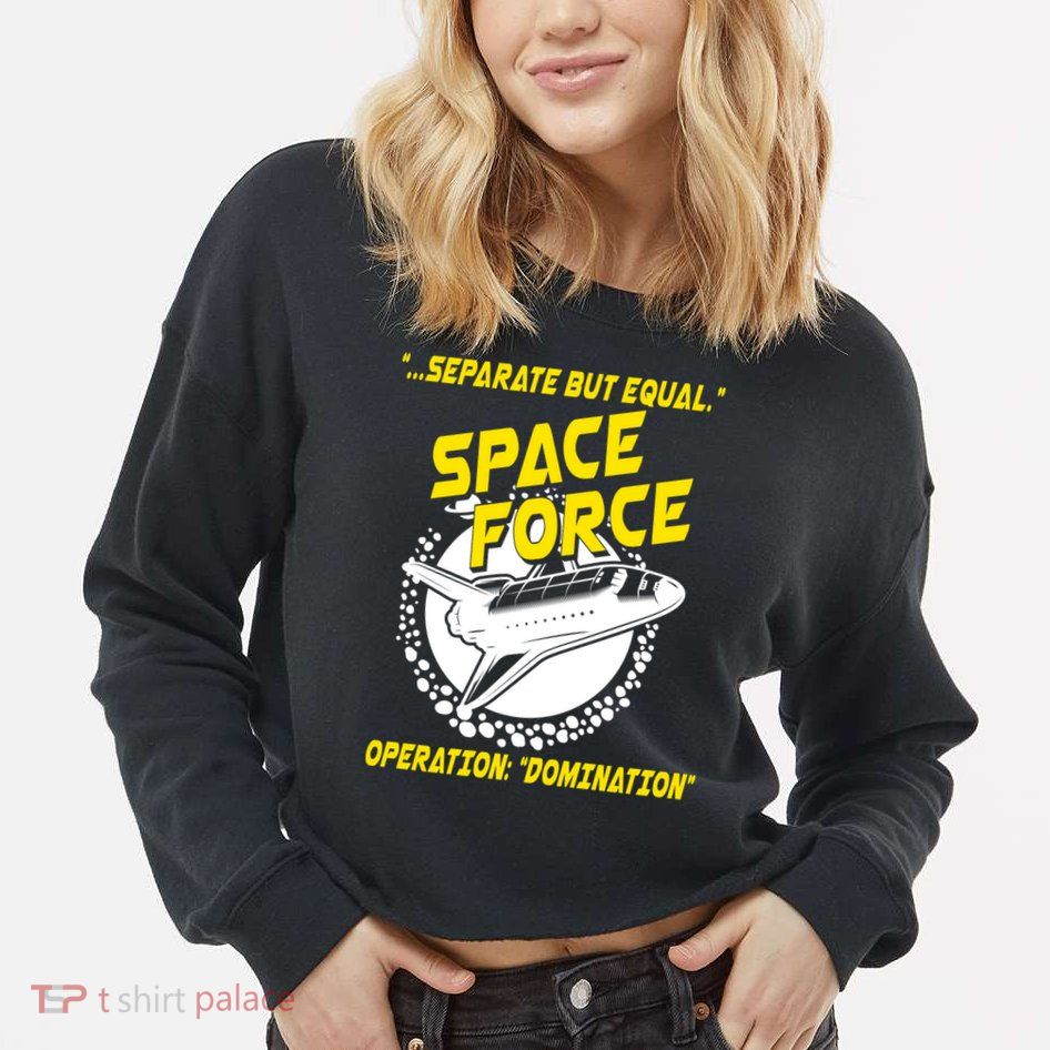 Space Force Operation Domination Cropped Pullover Crew