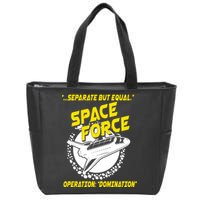 Space Force Operation Domination Zip Tote Bag