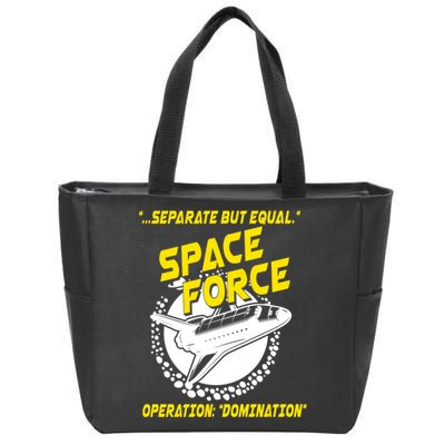 Space Force Operation Domination Zip Tote Bag