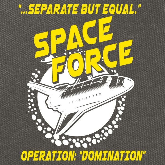 Space Force Operation Domination Cotton Canvas Backpack